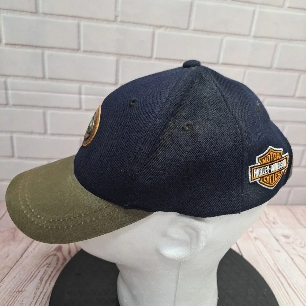 VTG Harley Davidson Hat Strapback Men's American Needle Baseball Cap